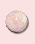 Pink Amethyst x Flower Agate Sphere - Made in Mother Nature