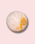 Pink Amethyst x Flower Agate x Carnelian Sphere - Made in Mother Nature