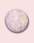 Pink Amethyst x Flower Agate Sphere - Made in Mother Nature