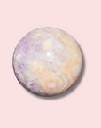 Pink Amethyst x Flower Agate Sphere - Made in Mother Nature