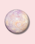 Pink Amethyst x Flower Agate Sphere - Made in Mother Nature