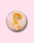 Light Pink Amethyst x Flower Agate Sphere With Carnelian - Made in Mother Nature