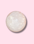 Light Pink Amethyst x Flower Agate Sphere With Carnelian - Made in Mother Nature