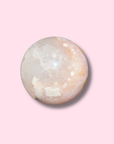 Light Pink Amethyst x Flower Agate Sphere With Carnelian - Made in Mother Nature