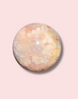 Pink Amethyst x Flower Agate Sphere - Made in Mother Nature