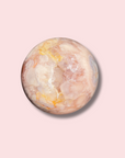 Pink Amethyst x Flower Agate Sphere - Made in Mother Nature