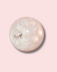 Pink Amethyst x Flower Agate Sphere - Made in Mother Nature