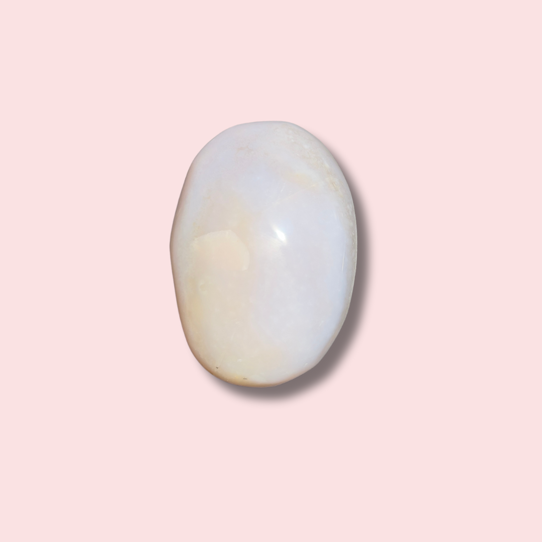 Periwinkle Sea Jasper Palm Stone - Made in Mother Nature