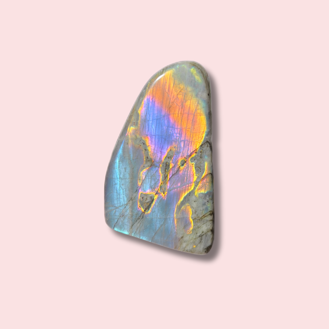 Colorful Labradorite "Shark Fin" Freeform - Made in Mother Nature