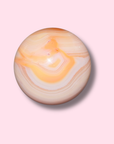 Gorgeous Peach Banded Carnelian Sphere - Made in Mother Nature