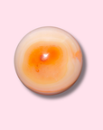Gorgeous Peach Banded Carnelian Sphere - Made in Mother Nature