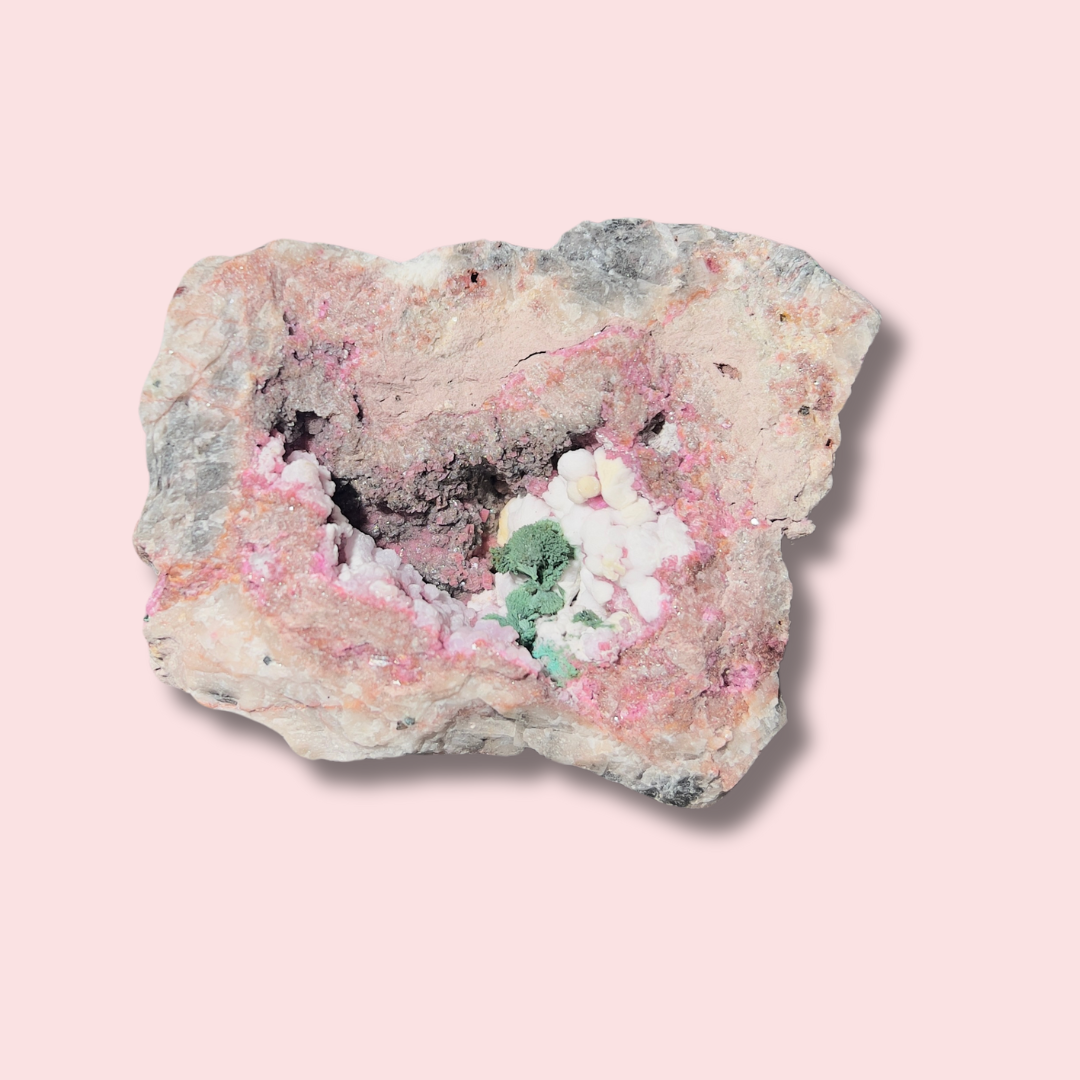 Whimsical "Fairy Garden" Pink Cobalto Calcite - Made in Mother Nature