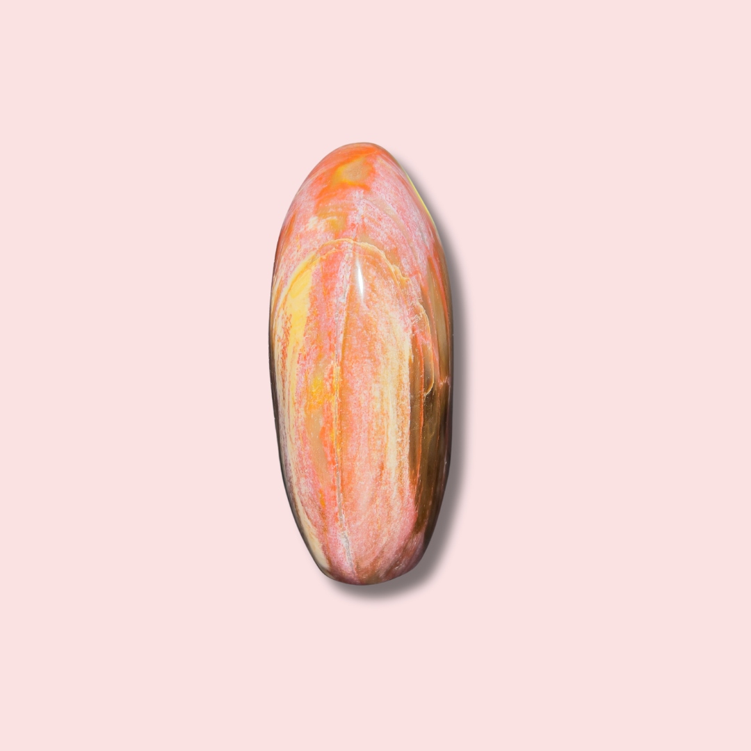 Amazing Pink &amp; Red Petrified Wood Freeform - Made in Mother Nature