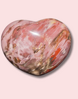 Stunning Pink "Galaxy" Petrified Wood Heart - Made in Mother Nature