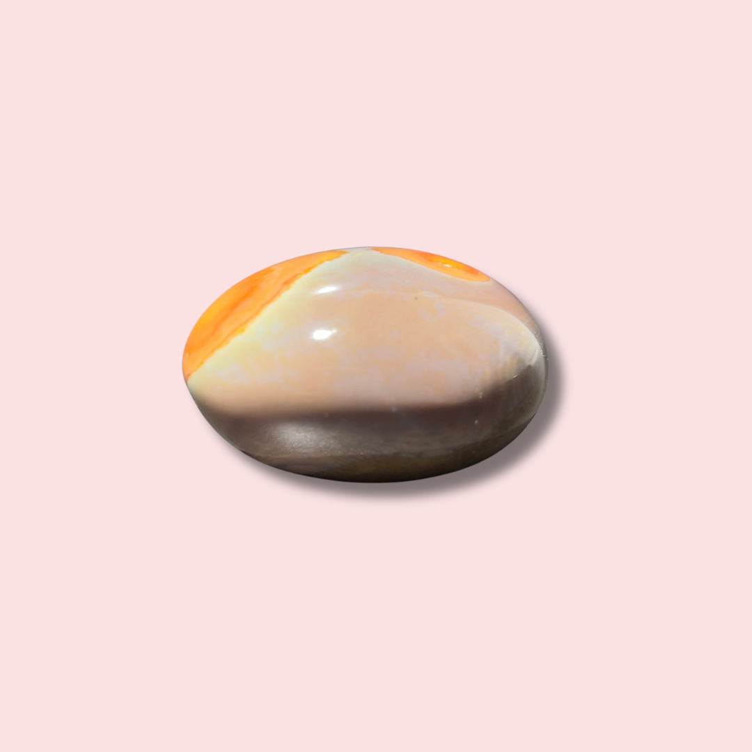 "Stormy" Polychrome Jasper Palm Stone - Made in Mother Nature