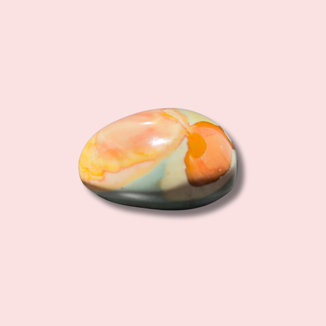 Cool Polychrome Jasper Palm Stone - Made in Mother Nature