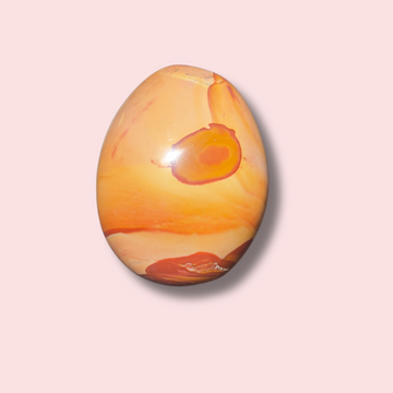 "Desert Sky" Polychrome Jasper Palm Stone - Made in Mother Nature