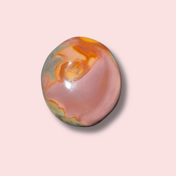 Stunning Purple Polychrome Jasper Palm Stone