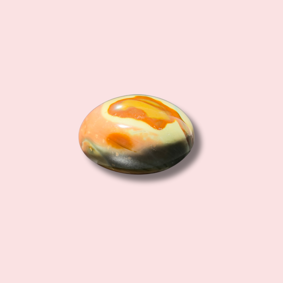 Green Polychrome Jasper Pebble - Made in Mother Nature
