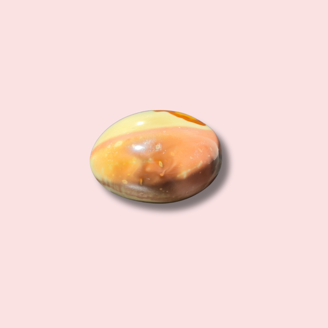 Green Polychrome Jasper Pebble - Made in Mother Nature