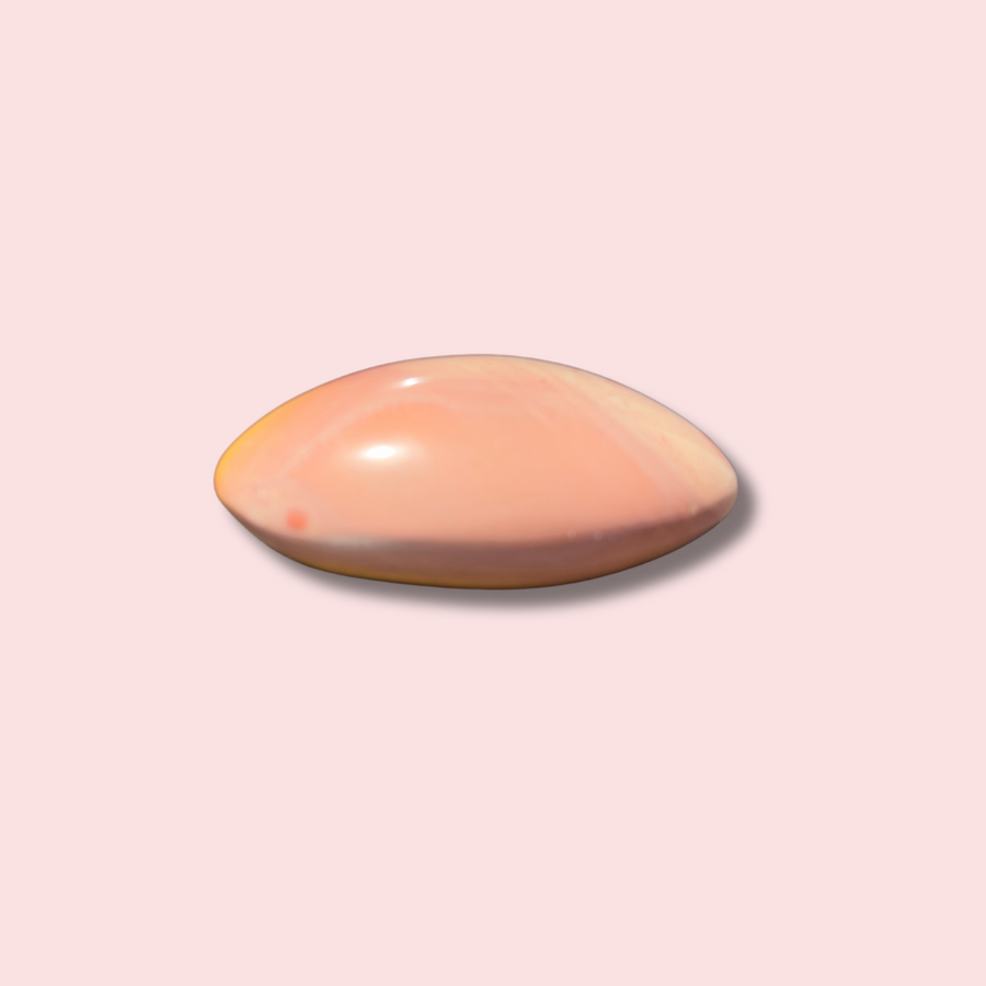 Cute Pink & Green Polychrome Jasper Palm Stone