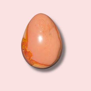 Pretty Pink Polychrome Jasper Egg