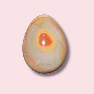 Beautiful Pastel Polychrome Jasper Egg