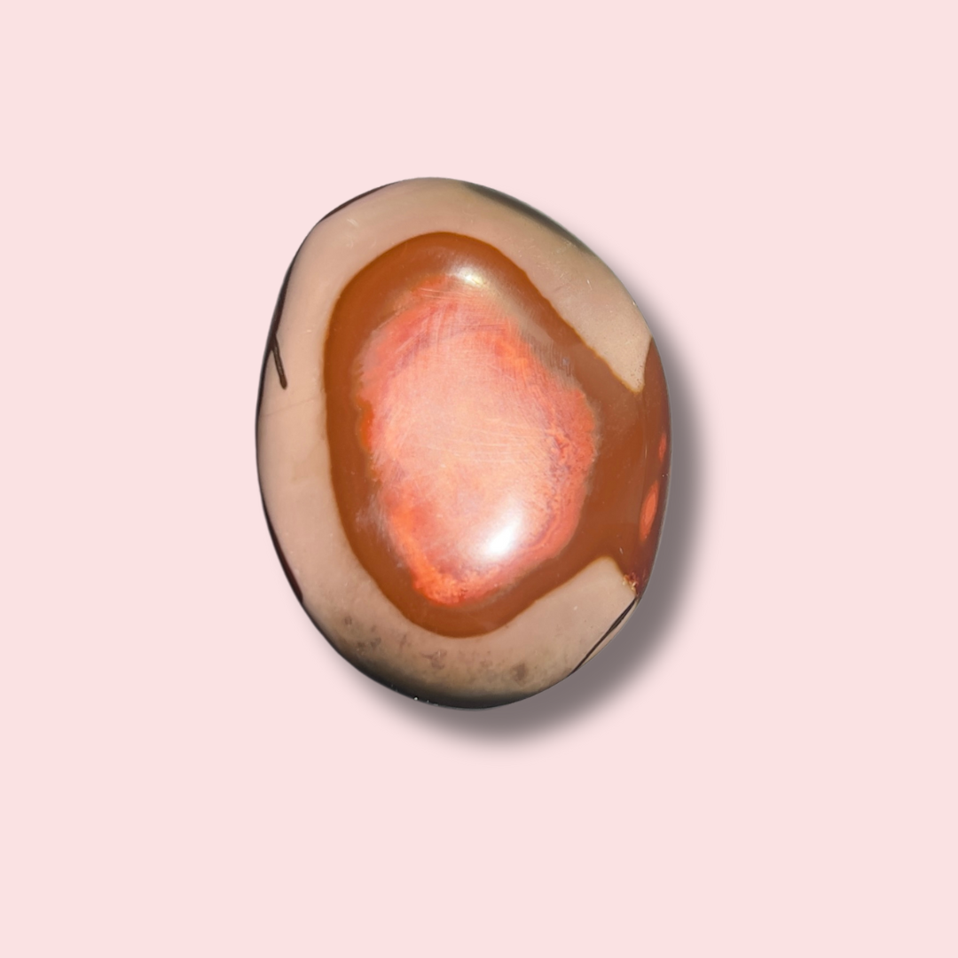 Moody Polychrome Jasper Palm Stone - Made in Mother Nature
