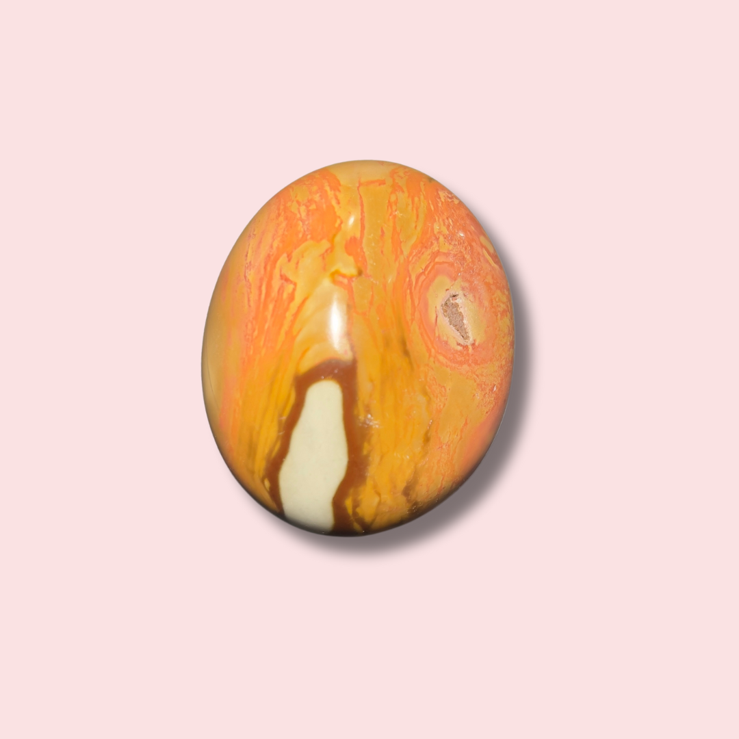 Retro Polychrome Jasper Palm Stone - Made in Mother Nature