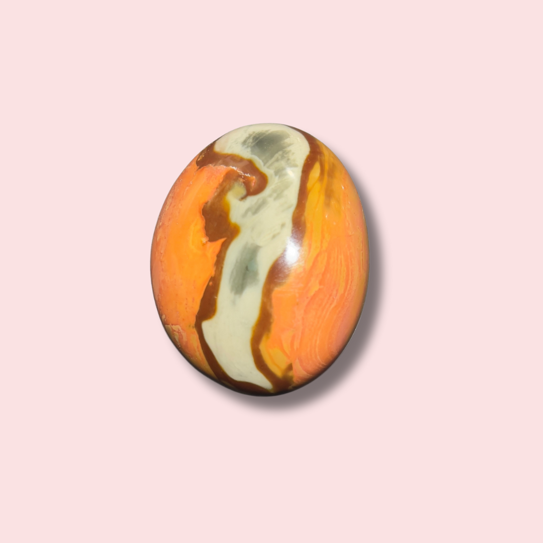Retro Polychrome Jasper Palm Stone - Made in Mother Nature