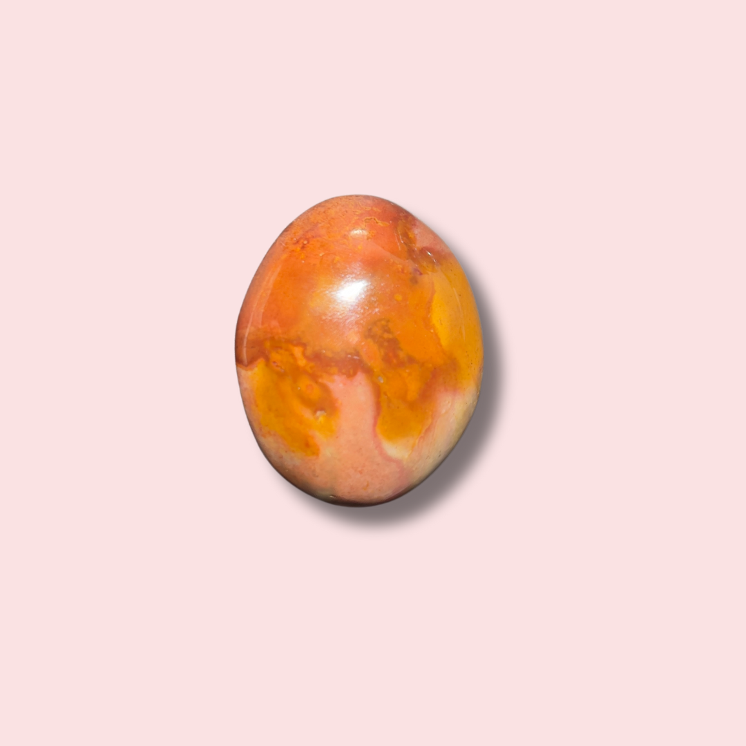 Moody Polychrome Jasper Pebble - Made in Mother Nature