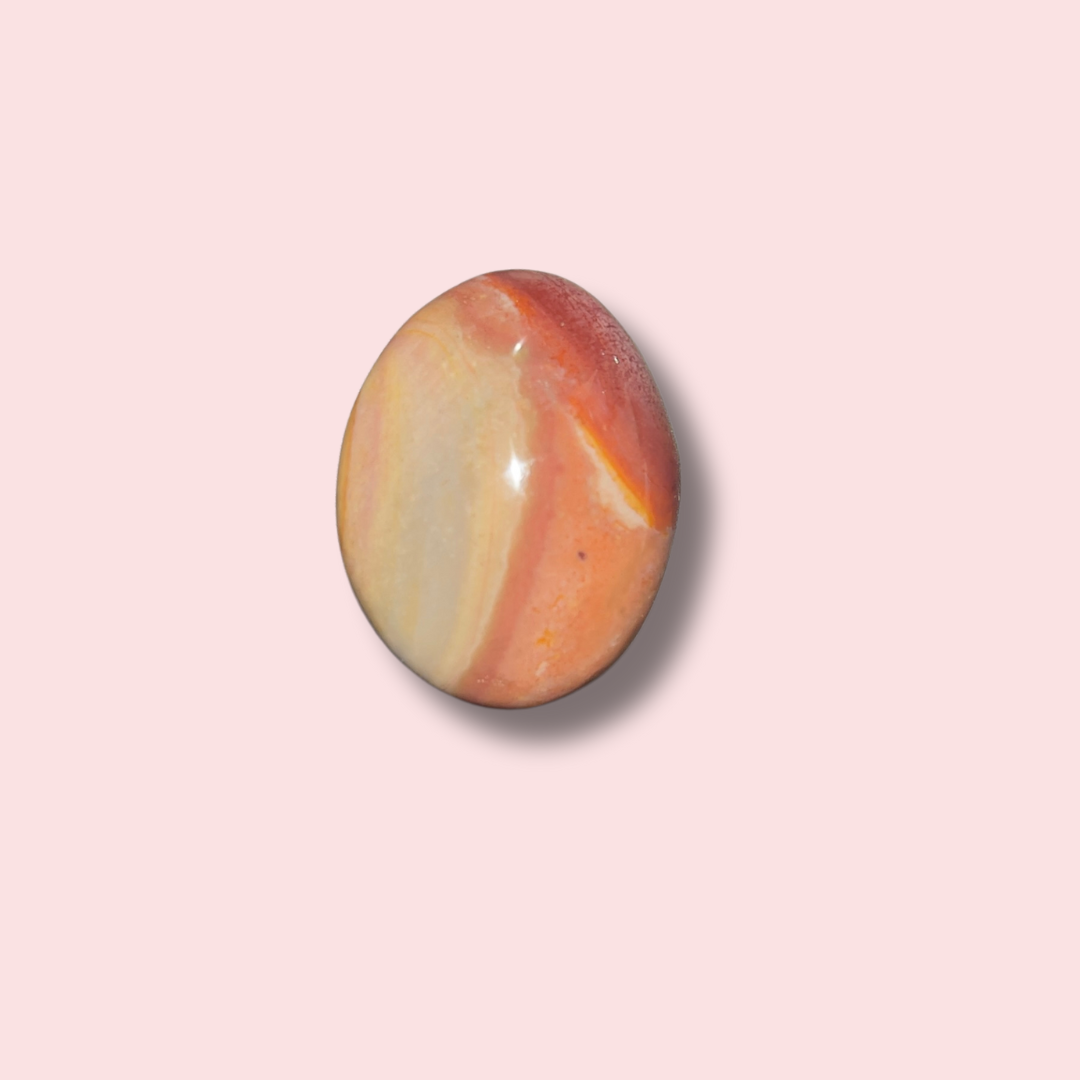 Moody Polychrome Jasper Pebble - Made in Mother Nature