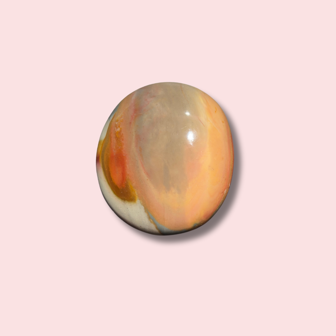 Colorful Polychrome Jasper Palm Stone - Made in Mother Nature
