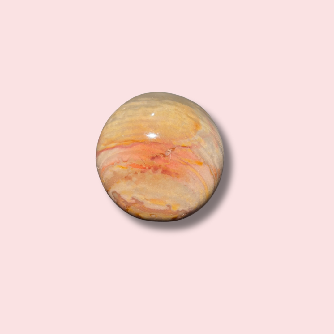 Cool Polychrome Jasper Palm Stone - Made in Mother Nature
