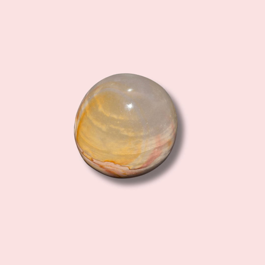 Cool Polychrome Jasper Palm Stone - Made in Mother Nature