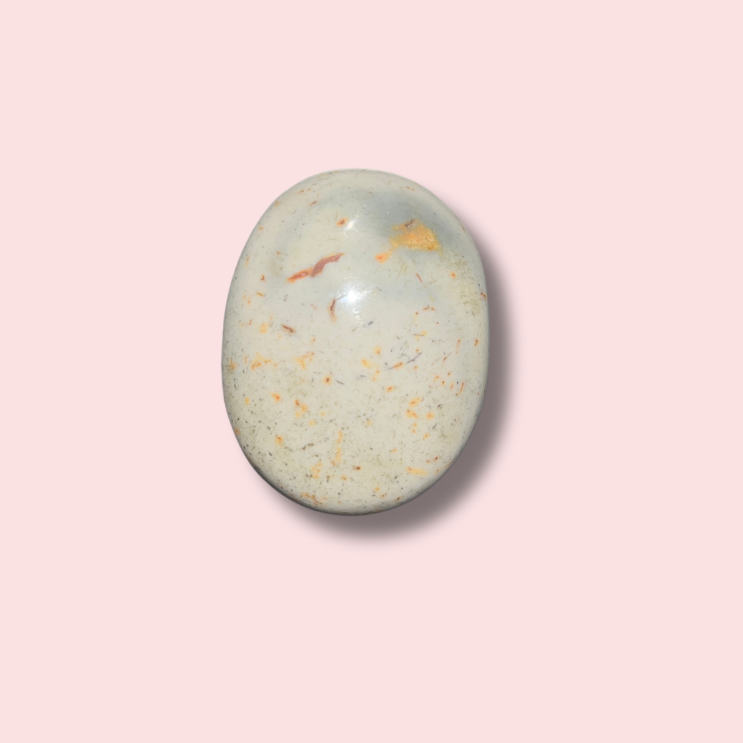 Blue Polychrome Jasper Palm Stone - Made in Mother Nature