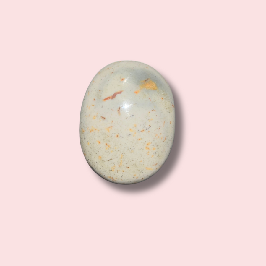 Blue Polychrome Jasper Palm Stone - Made in Mother Nature