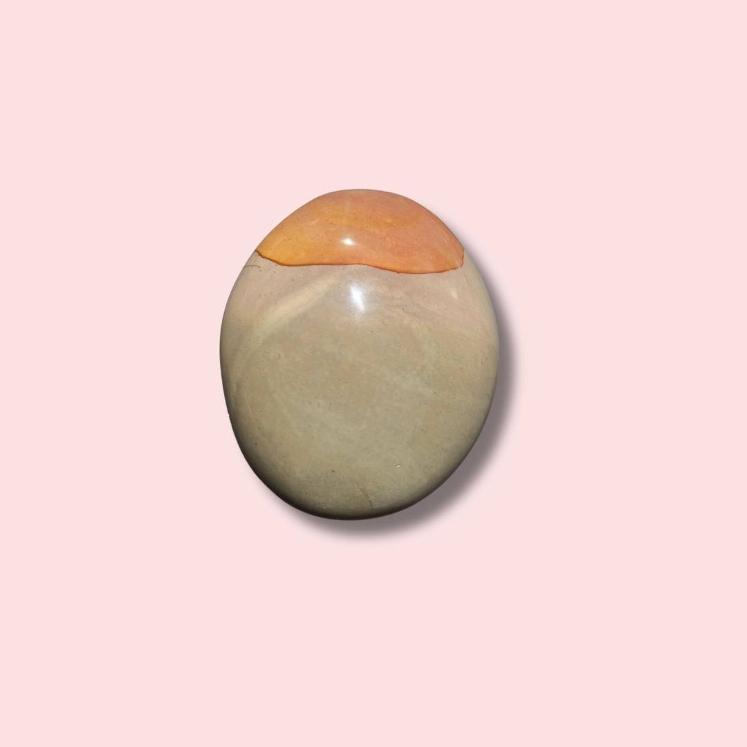 Moody Polychrome Jasper Palm Stone - Made in Mother Nature