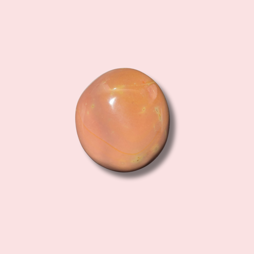Moody Purple Polychrome Jasper Palm Stone - Made in Mother Nature