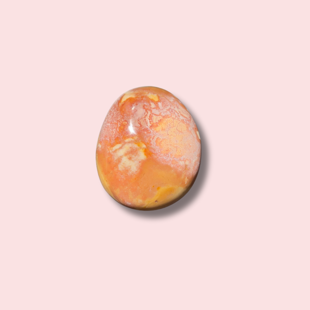 Pretty Polychrome Jasper Palm Stone - Made in Mother Nature