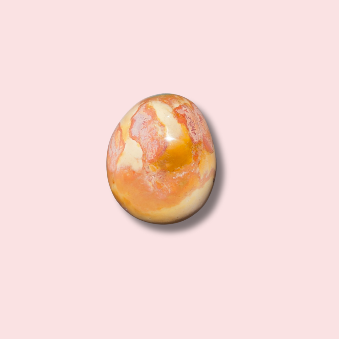 Pretty Polychrome Jasper Palm Stone - Made in Mother Nature