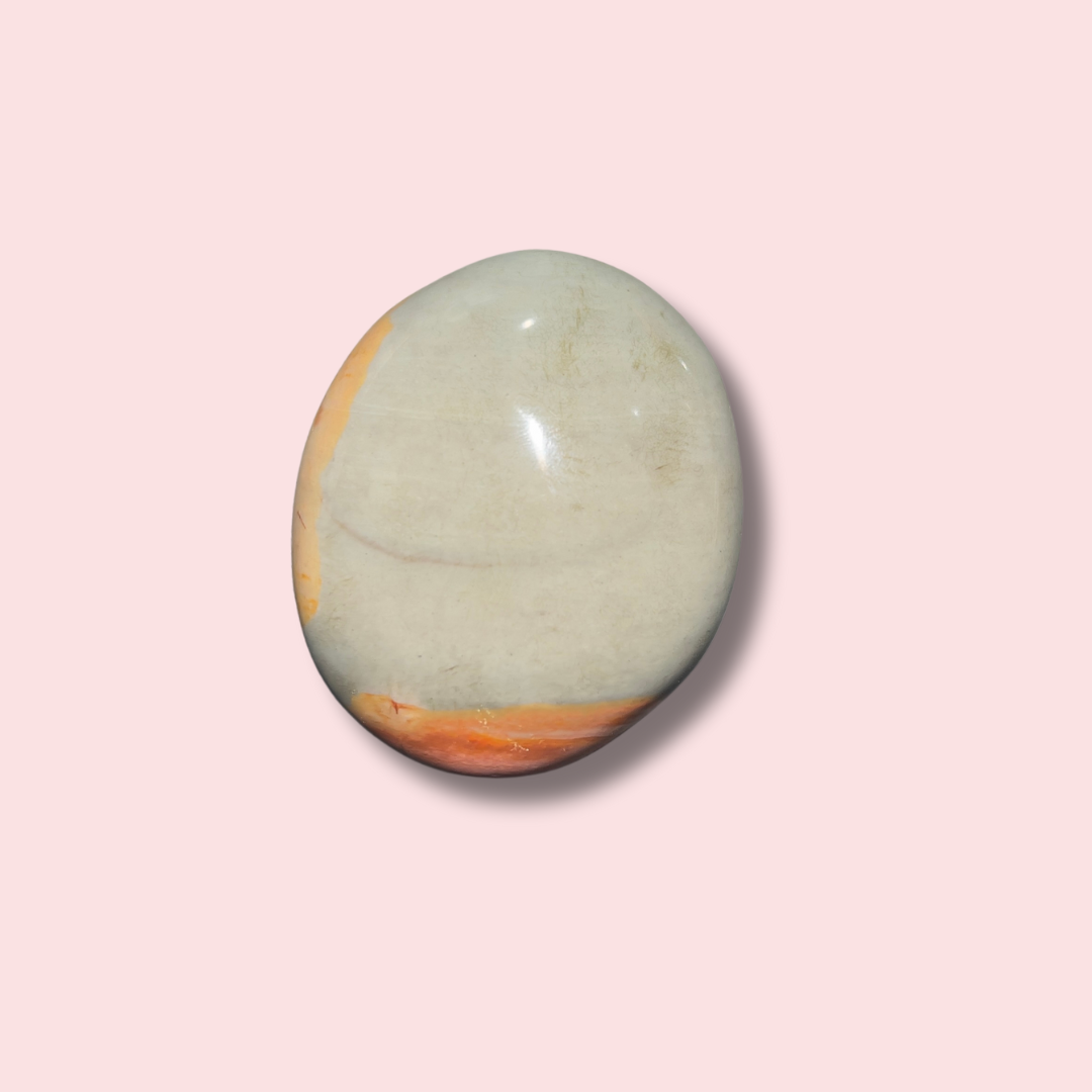 Blue Polychrome Jasper Palm Stone - Made in Mother Nature
