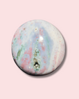 Pastel Pink & Blue "Sherbet" Sea Jasper Palm Stone - Made in Mother Nature