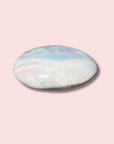 Pastel Pink & Blue "Sherbet" Sea Jasper Palm Stone - Made in Mother Nature