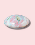 Pastel Pink & Blue "Sherbet" Sea Jasper Palm Stone - Made in Mother Nature