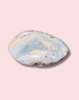 Baby Blue & Pink Sea Jasper Palm Stone - Made in Mother Nature