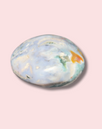 Sea Jasper Palm Stone With Carnelian & Moss Agate - Made in Mother Nature