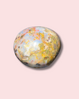 Beautiful Oversized Sea Jasper Palm Stone - Made in Mother Nature