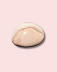 Cute Pink Sea Jasper Palm Stone
