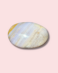 Gorgeous Orby Blue Sea Jasper Palm Stone